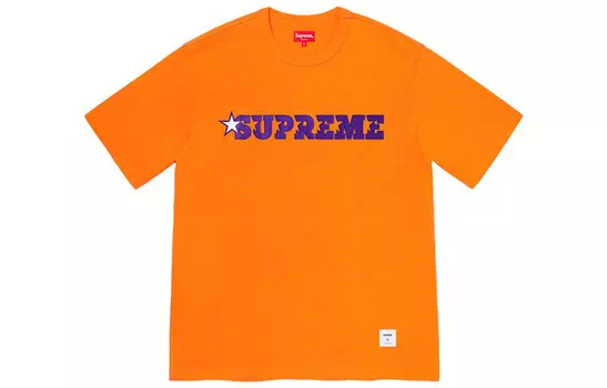 Футболка унисекс Supreme, оранжевый
