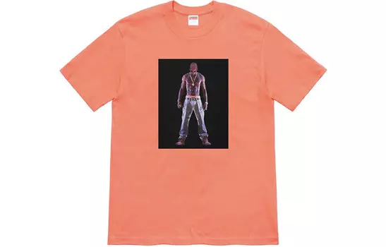 Футболка унисекс Supreme, персиковый