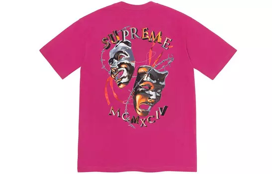 Футболка унисекс Supreme, розовый