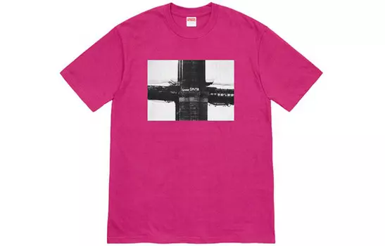 Футболка унисекс Supreme, розовый