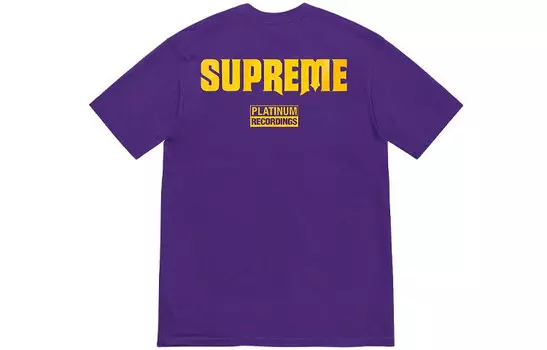Футболка унисекс Supreme, фиолетовый