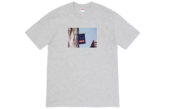 Футболка унисекс Supreme, серый