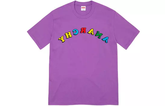 Футболка унисекс Supreme, фиолетовый