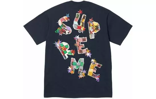 Футболка унисекс Supreme, темно-синий