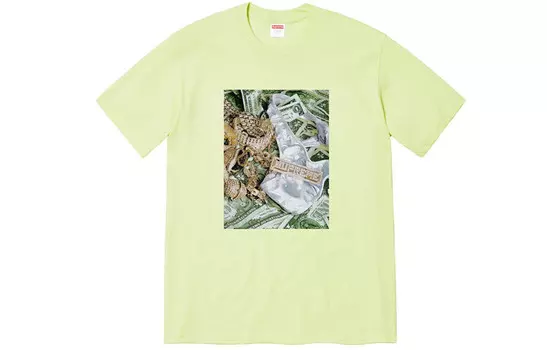 Футболка унисекс Supreme, желтый