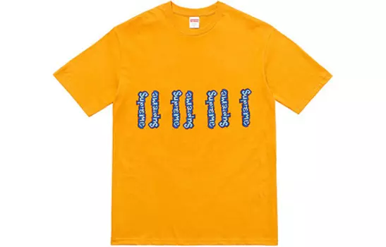 Футболка унисекс Supreme, желтый