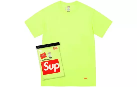 Футболка унисекс Supreme, желтый