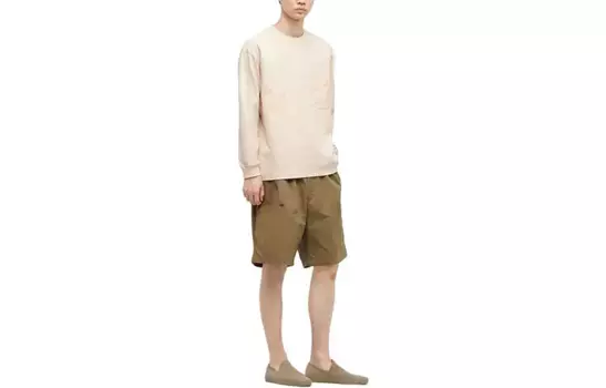 Футболка унисекс светло-бежевая Uniqlo, светло-бежевый