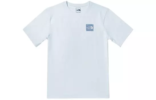 Футболка унисекс светло-голубая The North Face, светло-голубой