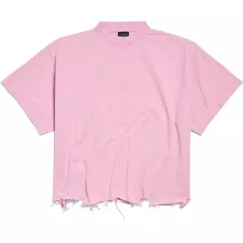 Футболка унисекс светло-розовая Balenciaga, светло-розовый
