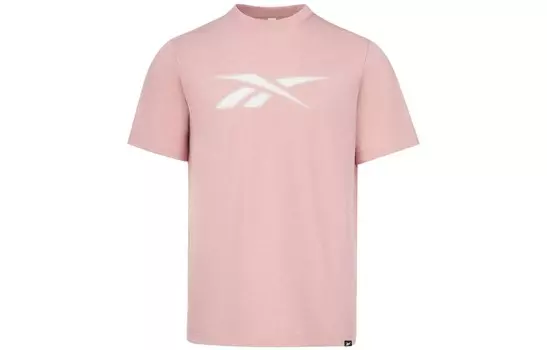 Футболка унисекс светло-розовая Reebok, светло-розовый