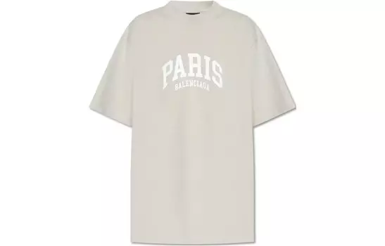 Футболка унисекс светло-серая Balenciaga