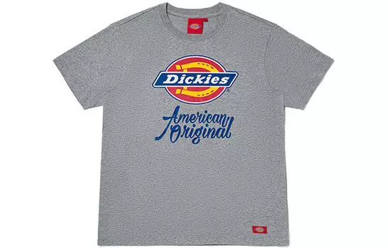 Футболка унисекс светло-серая Dickies, серый