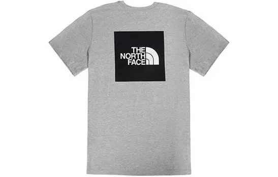 Футболка унисекс светло-серая The North Face, серый
