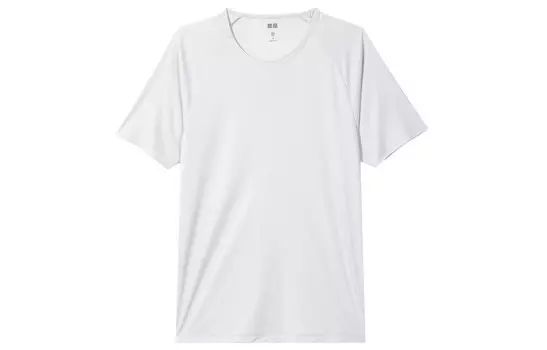 Футболка унисекс светло-серая Uniqlo, серый
