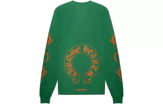 Футболка унисекс светло-зеленая Chrome Hearts, светло-зеленый