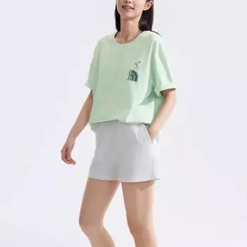 Футболка унисекс светло-зеленая The North Face, светло-зеленый