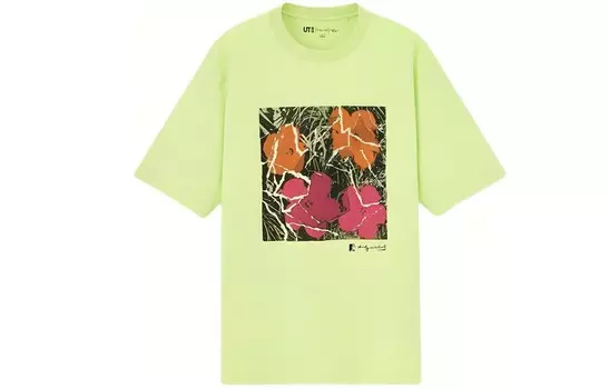 Футболка унисекс светло-зеленая Uniqlo, светло-зеленый