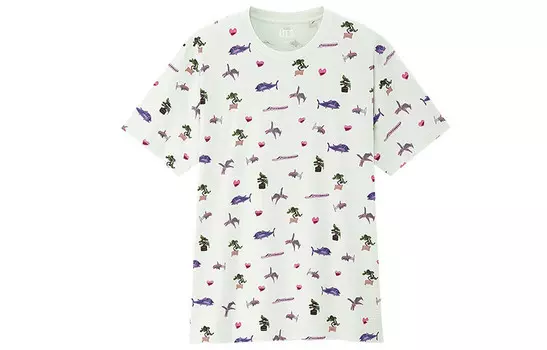Футболка унисекс светло-зеленая Uniqlo, светло-зеленый