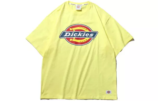 Футболка унисекс светло-желтая Dickies, светло-желтый