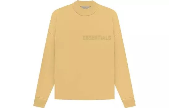 Футболка унисекс светло-желтая Fear Of God Essentials, светло-желтый