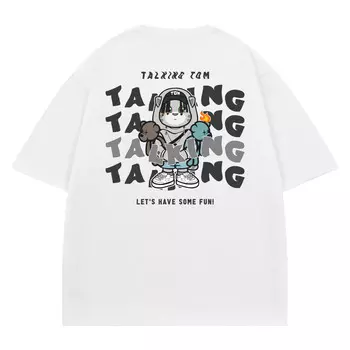 Футболка унисекс Talking Tom, черный