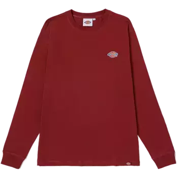 Футболка унисекс темно-кирпичного цвета Dickies, цвет Dark brick color