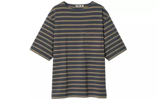Футболка унисекс темно-серая Uniqlo, темно-серый