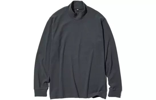Футболка унисекс темно-серая Uniqlo, темно-серый