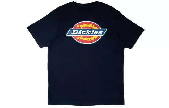 Футболка унисекс темно-синяя Dickies, темно-синий