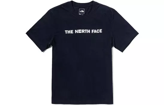 Футболка унисекс темно-синяя The North Face, темно-синий