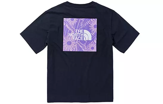 Футболка унисекс темно-синяя The North Face, темно-синий