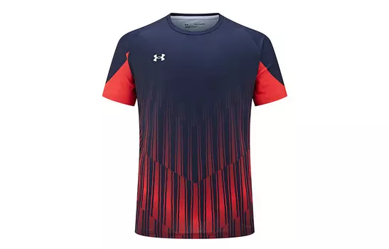 Футболка унисекс темно-синяя Under Armour, темно-синий