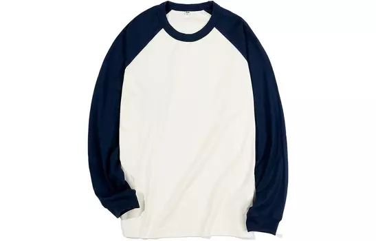 Футболка унисекс темно-синяя Uniqlo, темно-синий
