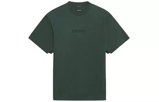 Футболка унисекс темно-зеленая Balenciaga, темно-зеленый