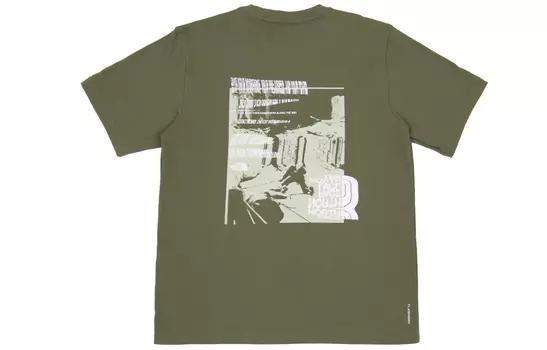 Футболка унисекс THE NORTH FACE, цвет Army Green