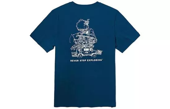 Футболка унисекс THE NORTH FACE, цвет Blue