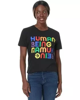 Футболка Unisex The Phluid Project Human Being Premium Blend Short Sleeve Tee, черный