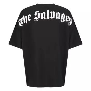 Футболка унисекс THE SALVAGES FASHION CLUB, черный/розовый