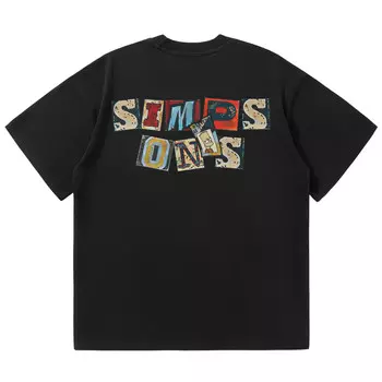 Футболка унисекс The Simpsons, черный