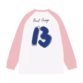 Футболка унисекс Tip-Off, Белое тело и зеленые рукава.