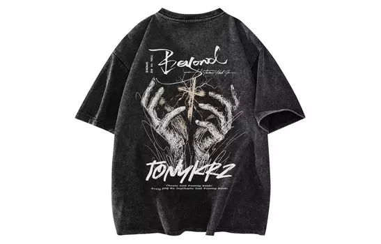 Футболка унисекс Tonykrz, оранжевый/красный