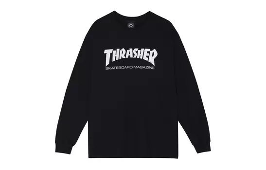 Лонгслив унисекс Thrasher, черный