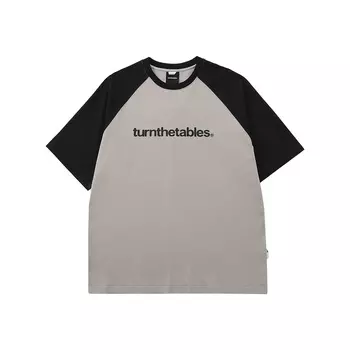 Футболка унисекс TURNTHETABLES, черный/серый