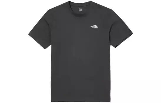Футболка унисекс угольно-черная The North Face, черный