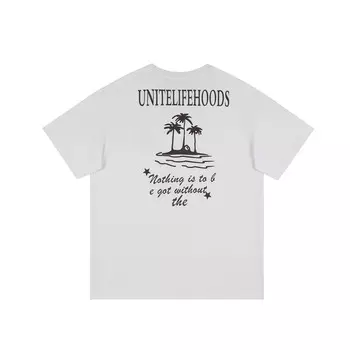 Футболка унисекс Unite Life HOODS, Белый