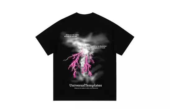 Футболка унисекс Universal Templates, черный