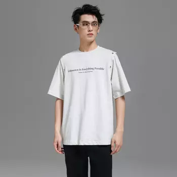 Футболка унисекс Unknowtal, белый