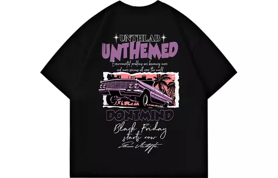 Футболка унисекс UNthemed, черный