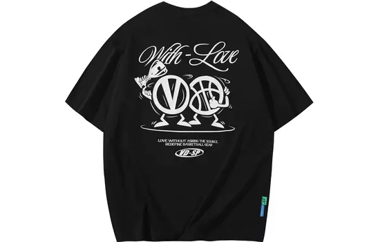 Футболка унисекс VEIDOORN, Черный